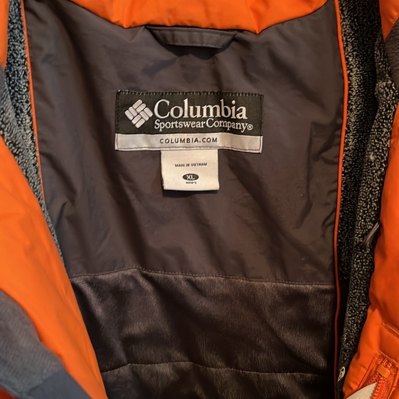 COLUMBIA Omni-Tech Orange Jacket Men’s XL - Picture 9 of 13